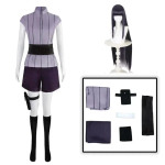 Halloweeni karnevalipeo &uuml;likond Hyuuga Cosplayer Lilla pikk armas parukas Hyuga Hinata Cosplay kost&uuml;&uuml;mi parukas Naiste riided M gray