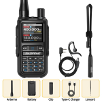 Baofeng UV 5R Mini raadiosaatja Bluetooth programmeerimine Sagedus Kahekordne PTT Sagedusriba Type-C AM/FM Raadio matkamiseks jahiks USB Plug
