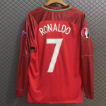 Vintage Portugali jalgpallis&auml;rk Mehed Naised Pikkade varrukatega Retro jalgpallis&auml;rk T&auml;iskasvanutele Large