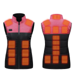 Meeste naiste vestiga jope Meeste talvine elektriline soojendusega vest spordimatkamiseks, &uuml;lisuur 5XL 5XL
