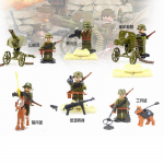 D71001 Ww2 s&otilde;jav&auml;earmee s&otilde;durid s&otilde;jav&auml;erelvad figuurid ehitusplokid kingitused haridus