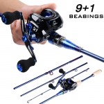 &Otilde;ngeritvade ja -rullide komplekt Metallist p&uuml;&uuml;girull Corbon kalap&uuml;&uuml;gikepp merep&uuml;&uuml;gi bassivarustuse &uuml;likond 2.1M&right