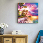 Teemantmaaling T&auml;isringselt Saabumine Maastik Rhinestones Pildid Teemanttikandid Teemant 30x30CM