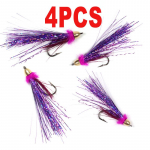 Bimoo 4PCS #2 koonusepeaga magnet lilla vooder lendforellip&uuml;&uuml;gi s&ouml;&ouml;t