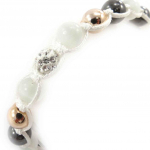 Les Tr&eacute;sors De Lily [J8705] &ndash; etniline k&auml;ev&otilde;ru  Shambhala  valgest kullast valge