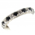 Alliance Argent 'Pour la Vie' noir blanc 54 must
