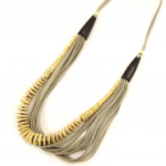 Les Tr&eacute;sors De Lily [L5177] - Sautoir 'Kilimanjaro' beige beež