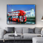 Teemantmaalimise tarvikud Buss Teemantikandid &Uuml;mmargused kivid Scenic Teemant Kodukaunistus 20X30CM