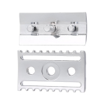 1 tk meeste habemeajamispea, kahe servaga avatud kammipea, habemeajamispea habemeajamist&ouml;&ouml;riist juuksuri koduseks kasutamiseks Kahe teraga raseerimispea h&otilde;be