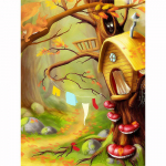 T&auml;ielik 5D DIY teemantmaali maastik onni ristpistes teemanttikandid multifilmi kassipoegade mustrid 20X30CM