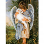 Teemantmaaling joonisfilm ristpistes 5D teemant 3d inglipildid t&auml;isteemanttikandid 20X30CM