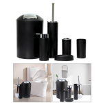 6 tk Vannitoatarvikute komplekt, trummel, hambaharjahoidja, vedelikujaotur, seebialus, pr&uuml;gikast, tualetthari