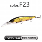 MEREDITH Minnow Voobleriga kalap&uuml;&uuml;gi landid 110 mm kunstlik k&otilde;va s&ouml;&ouml;t S&uuml;gavus 0-3 m s&ouml;&ouml;t Jerk Bass Pike Baits Aeglane uppumine v&otilde;i h&otilde;ljumine