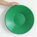 Uus plastmassist kullapanni bassein Nugget kaevanduspann s&uuml;vendamine j&otilde;et&ouml;&ouml;riistade pesumasina kullapanemise seadmed roheline