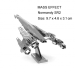 Kosmoselaev Mass Effect Normandy SR2 3D pusle mudelikomplektid DIY laserl&otilde;ikega kokkupandav pusle m&auml;nguasi KINGITUS lastele Normandy SR2