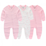 3 t&uuml;kki vasts&uuml;ndinud beebide t&uuml;drukute riided puuvillased pikkade varrukatega poiste p&uuml;ksid 3M