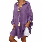 Lahtine s&auml;rk, &uuml;herealine daami vabaaja rev peoks 5XL lilla