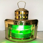 Elektriline latern Roheline Home Deco 15 Vintage Nautical t&auml;ismessingist t&uuml;&uuml;rlaud