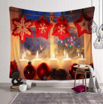 UV Reaction Gobel&auml;&auml;n sisse J&otilde;ulukollektsioon Avaleht Gobel&auml;&auml;n Gobel&auml;&auml;n Seinaripp Fluorestseeruv seinavaip Dekoratiivkangas 95x73cm