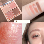 DIKALU 4-v&auml;rviline lauv&auml;rvipalett Sequins Glitter Pearlescent Matte nelja ruudustikuga lauv&auml;rv