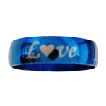 Sinine 'Peaceful' terass&otilde;rmus (armastus) - 6 mm 66 sinine