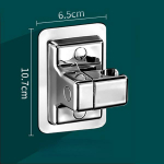 1 tk du&scaron;ipea hoidja Reguleeritav seinale kinnitatav du&scaron;ihoidik Isekleepuv du&scaron;ipea k&auml;eshoitav kronstein Vannitoa tarvikud