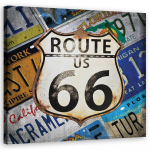 L&otilde;uenditr&uuml;kk Route 66 USA 30x30 mitmev&auml;rviline