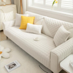 &Uuml;hev&auml;rviline libisemiskindel diivani kate Paks pehme pl&uuml;&uuml;s diivanipadja r&auml;tik elutoa m&ouml;&ouml;bli jaoks Decor Slipcovers diivanikatted 70x150cm 1pc