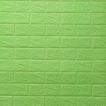 70cm*1m &uuml;hev&auml;rviline telliskivimustriga isekleepuv vaht, pehme pakend kokkup&otilde;rkevastane 3d stereo seinakleebis tapeet 70cm*1m