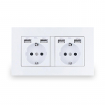 16A Euroopa standard Saksa USB seinapaneel varjatud topelt Euroopa topelt Euroopa standard Saksa standard voolupistikupesa B1