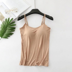 Modaalne naissoost suur, ilma terasr&otilde;ngata, integreeritud viies&otilde;rmeline rinnapadi, Camisole p&otilde;hjaga &otilde;huke mitmev&auml;rviline s&auml;rk XXXL valge