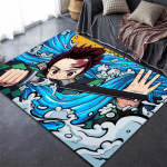 Avaleht Anime vaip Uksematt Vaip Magamistuba Vann Esik K&ouml;&ouml;k Elu Laps M&auml;ng Libisemiskindel matt Armas sisekujundus Kawaii toa sisustus Alfombras 50cm x 80cm
