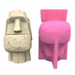 K&uuml;&uuml;nlahoidja Vaiguvorm kipsist lillepott silikoonvormid nuku epoks&uuml;vaigu valuvormid isetegemise ehete hoiukasti jaoks 281