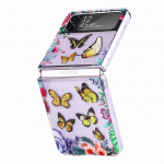 Kukkumisvastane l&auml;bipaistev kokkupandav &uuml;mbris Samsung Galaxy Z Flip 4 5g Flip4 Zflip4 tolmuvastased moe&uuml;mbrised Samsung Z Flip4 jaoks for Samsung Z Flip 4 sinine