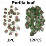 12 tk Kunstlikud p&uuml;ksid Ivy Leaves Garland Roheline taim rippuv viinapuu pulmade seinale peoruumi Asteetiline kraam J&otilde;ulud kaunistus HQ-254-F 12PCS-