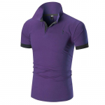 Meeste S Stand Collar Cotton T s&auml;rk Camisa Polo s&auml;rgid XL