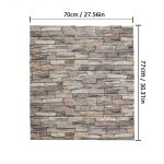 5/10 70*77 tapeet Isekleepuv veekindel ja niiskuskindel 3D kolmem&otilde;&otilde;tmeline magamistoa taust seina renoveerimine vaht tellis 10pcs 70*77cm