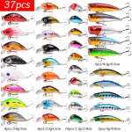 P&uuml;&uuml;gilantide komplekt Kalap&uuml;&uuml;gi k&otilde;va s&ouml;&ouml;daga mini Minnow ujuv kiik Crankbait Crazy voblerid Kunstlikud bioonilised v&auml;ndaga landid gray