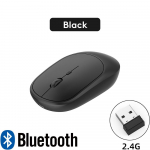 Juhtmeta Bluetooth-hiir Macbook-arvutile Ipad-laetav kahe režiimiga Bluetooth 2,4g USB-hiir 3 reguleeritav Dpi tahvelarvutile 01