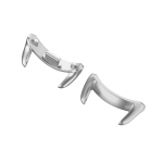 T&auml;iesti uus 1 topelt 12 mm tsingisulamist kaarekonnektor Xiaomi Mi Band 8 metallist pistikupeaga terase roostevabast terasest pistiku adapter For Xiaomi Mi Band 8 h&otilde;be