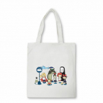 Stuudio Ghibli ostukott Totoro Miyazaki Hayao Spirit Away K&auml;ekotid &Otilde;lakott Casual Girls Canvas Kott kandekotid Bolsas 34*42cm