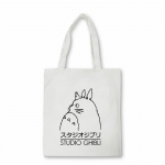 Stuudio Ghibli ostukott Totoro Miyazaki Hayao Spirit Away K&auml;ekotid &Otilde;lakott Casual Girls Canvas Kott kandekotid Bolsas 24*26cm