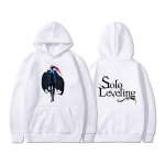 2023. aasta uued soolo tasanduskapuutsid Anime Manga Prindi T&auml;navar&otilde;ivad Mehed Naiste Mood Pusad Pusad Harajuku Pullover R&otilde;ivad M valge