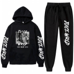 Naiste pikkade varrukatega naiste pikkade varrukatega komplekt, dressid MeRapper Juice Wrld kapuutsiga dressipluus p&uuml;ksid kapuuts Spordir&otilde;ivaste &uuml;likond 3XL