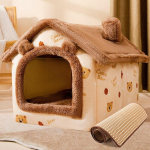 Kahepealne eemaldatav ja pestav koeramaja Universaalne kassiliiva s&uuml;gis- ja talvetelk Koeravoodi Lemmikloomakassimaja Koeramaja kennel M