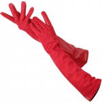 Lambanahast v&auml;rvi naiste kindad ehtne seemisnahk 50% ehtne nahk 50% Hoia soojas talvepikad kindad 2014 6.5 punane