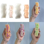 Kirjak&uuml;&uuml;nla silikoonvorm DIY Resin Clay Home Decor Valentine seebivorm