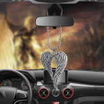 Auto Ripats Ingel Tiib Tahavaatepeegli Kaunistus Rippuv Amulett Ornament Autode Interj&ouml;&ouml;r Autode Tarvikud P&uuml;ha