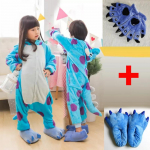 Lastele Onesie uusaastakingitus pidžaamad kingadega Kindad Loomakost&uuml;&uuml;m Kigurumi Cosplay 8T
