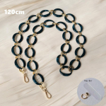 Uued telefonitarvikud eemaldatavad osad kett Candy Crossbody metallist luksusrihm naiste telefoni&uuml;mbrise ketid akr&uuml;&uuml;list &otilde;lakett 120CM sinine